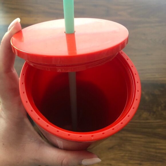 STARBUCKS 2021 Red Blue Wave Venti Tumbler 24 oz - Picture 6 of 6
